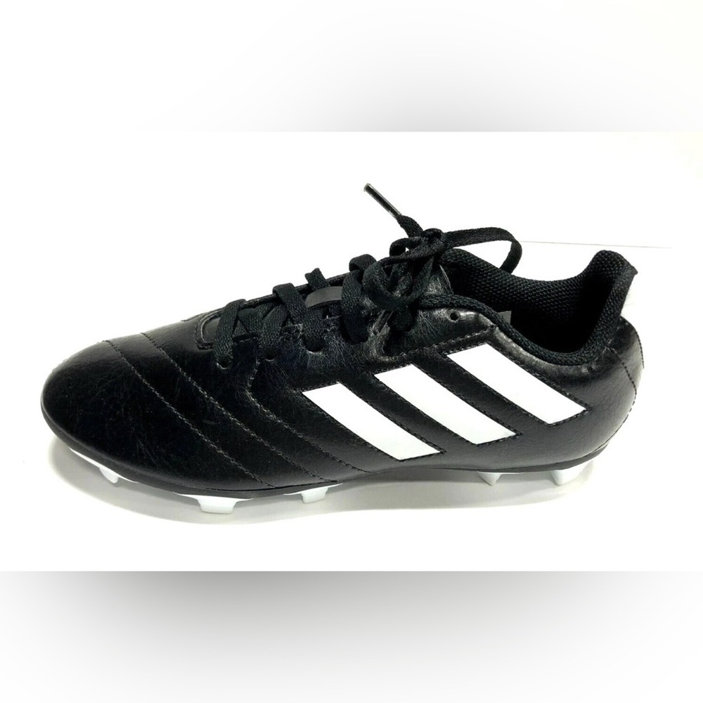 Adidas, Kids' Golette VII Black Soccor Cleats, Boy’s Size 3M